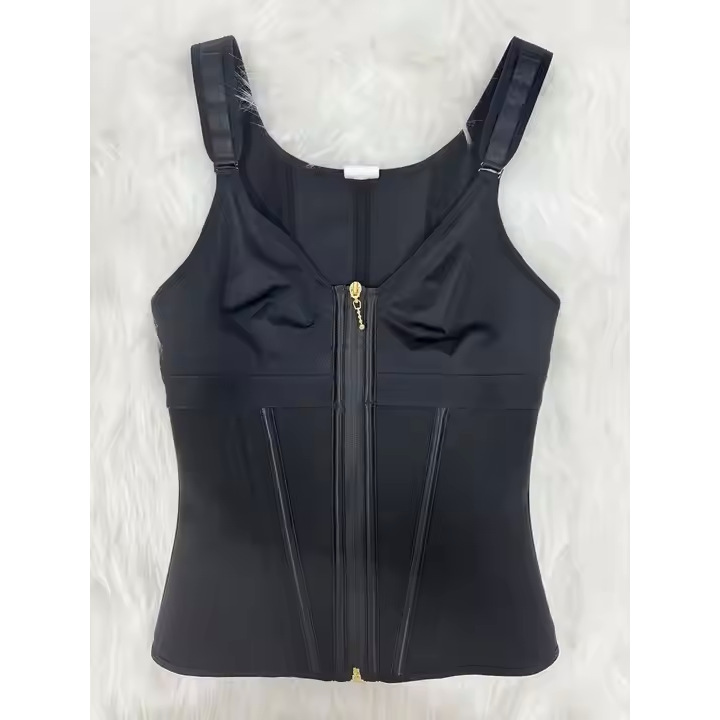 Mesh Waist Slimming Shapewear Corset – Breathable Three-Breasted Design | Sizes S–2XL