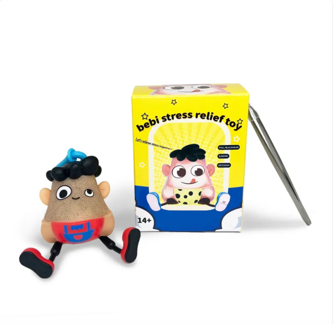 Funny Stress Relief Squeeze Toy – Cute PVC Venting Fidget Ball | Multiple Characters &amp; Colors