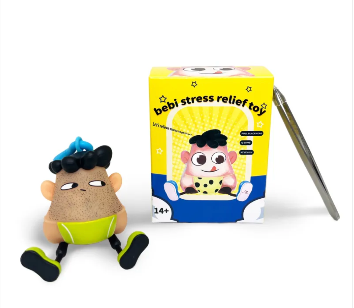 Funny Stress Relief Squeeze Toy – Cute PVC Venting Fidget Ball | Multiple Characters &amp; Colors