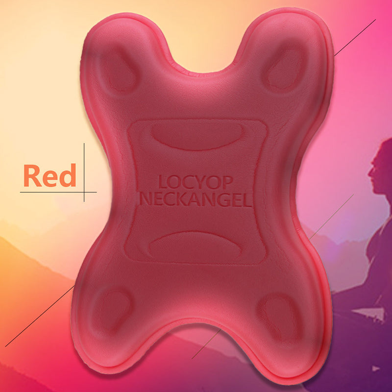 Cervical Neck Stretcher &amp; Massager – Ergonomic Foam Pillow for Neck Pain Relief &amp; Spine Support