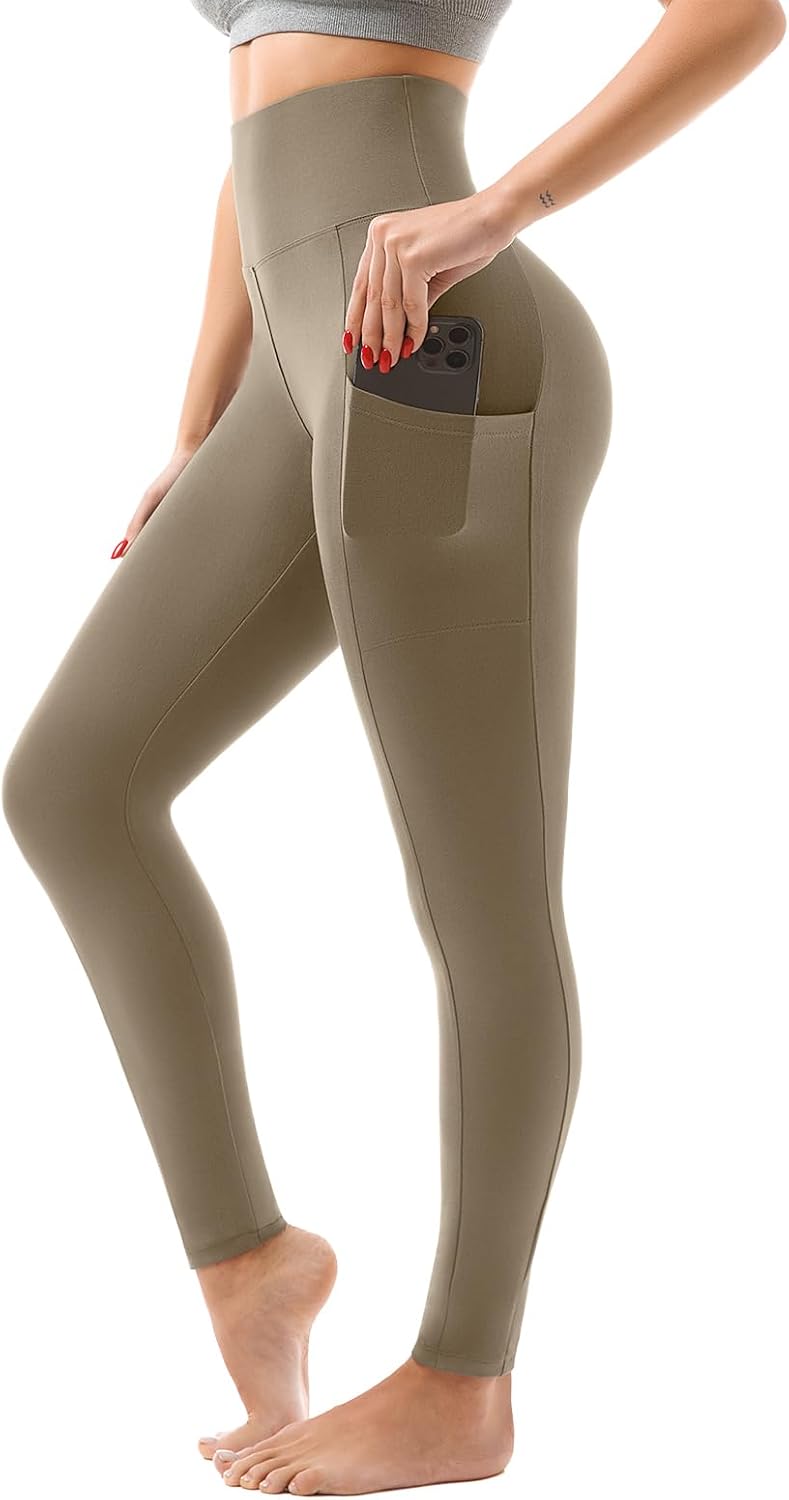SINOPHANT High Waisted Leggings Women with Pockets
