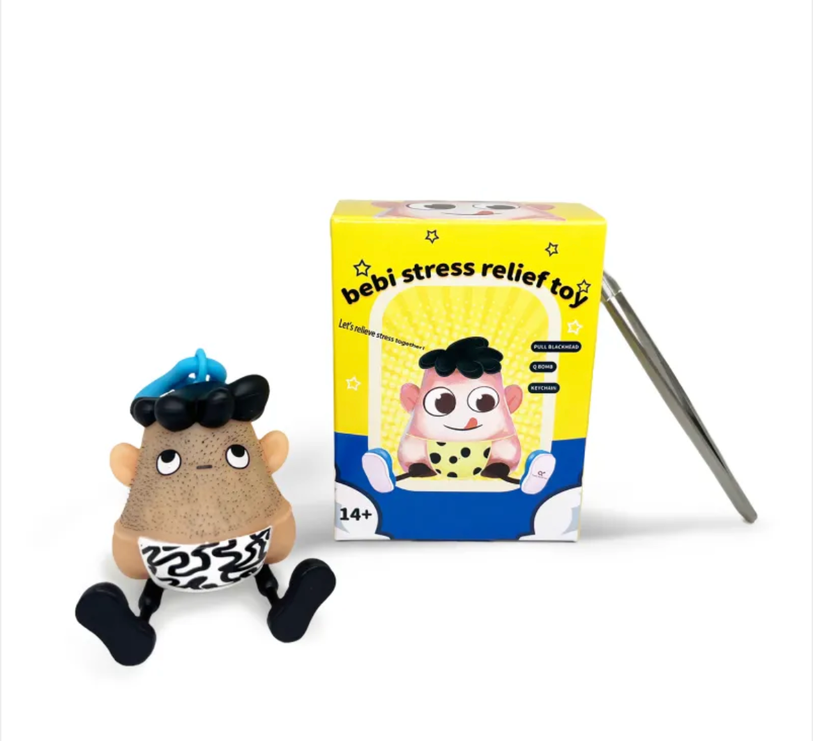Funny Stress Relief Squeeze Toy – Cute PVC Venting Fidget Ball | Multiple Characters &amp; Colors