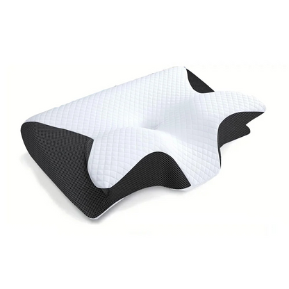 Memory Foam Cervical Neck Pillow – Ergonomic Contour Design for Neck Pain Relief &amp; Better Sleep