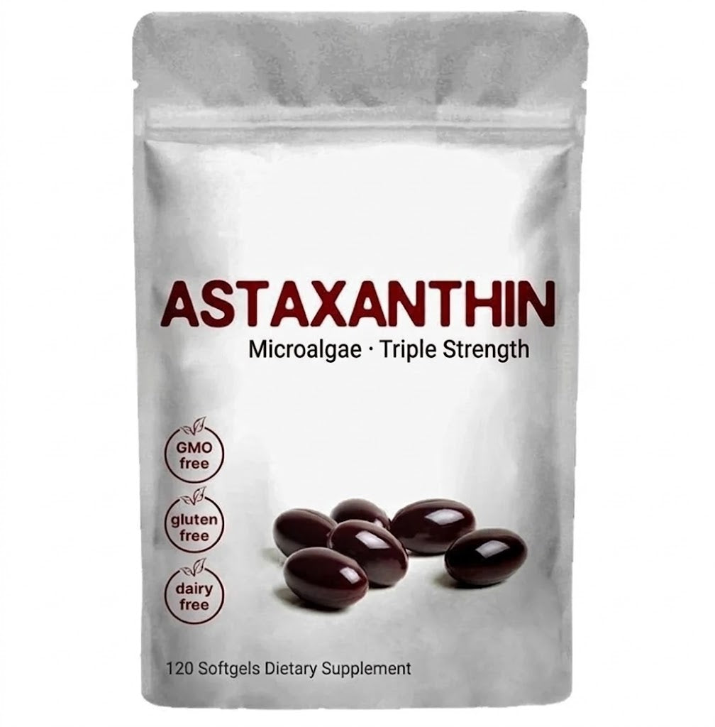 Astaxanthin Soft Capsules – 120 Tablets | Antioxidant Supplement for Skin, Eyes & Vitality