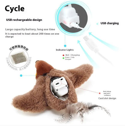 Flapping Bird Cat Toy 
