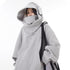 Loose High Collar Fleece Lined Hoodie