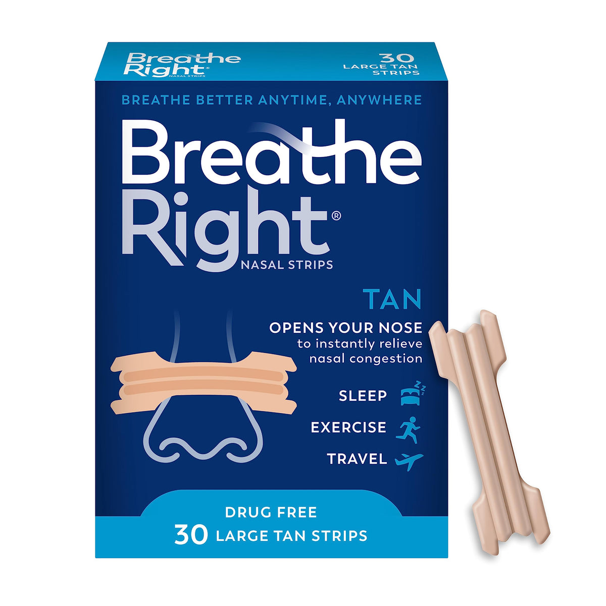 Clear Breathe Right Strips Extra Strength Sensitive Skin